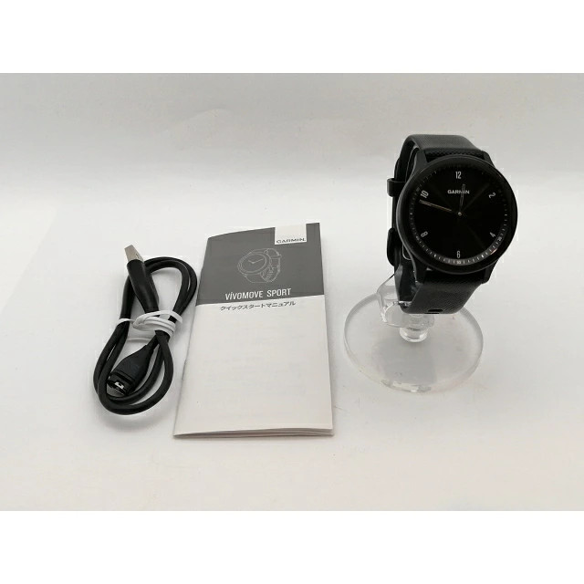 Garmin vivomove Sport 010-02566 Black Used GPS Smartwatch Analog Display