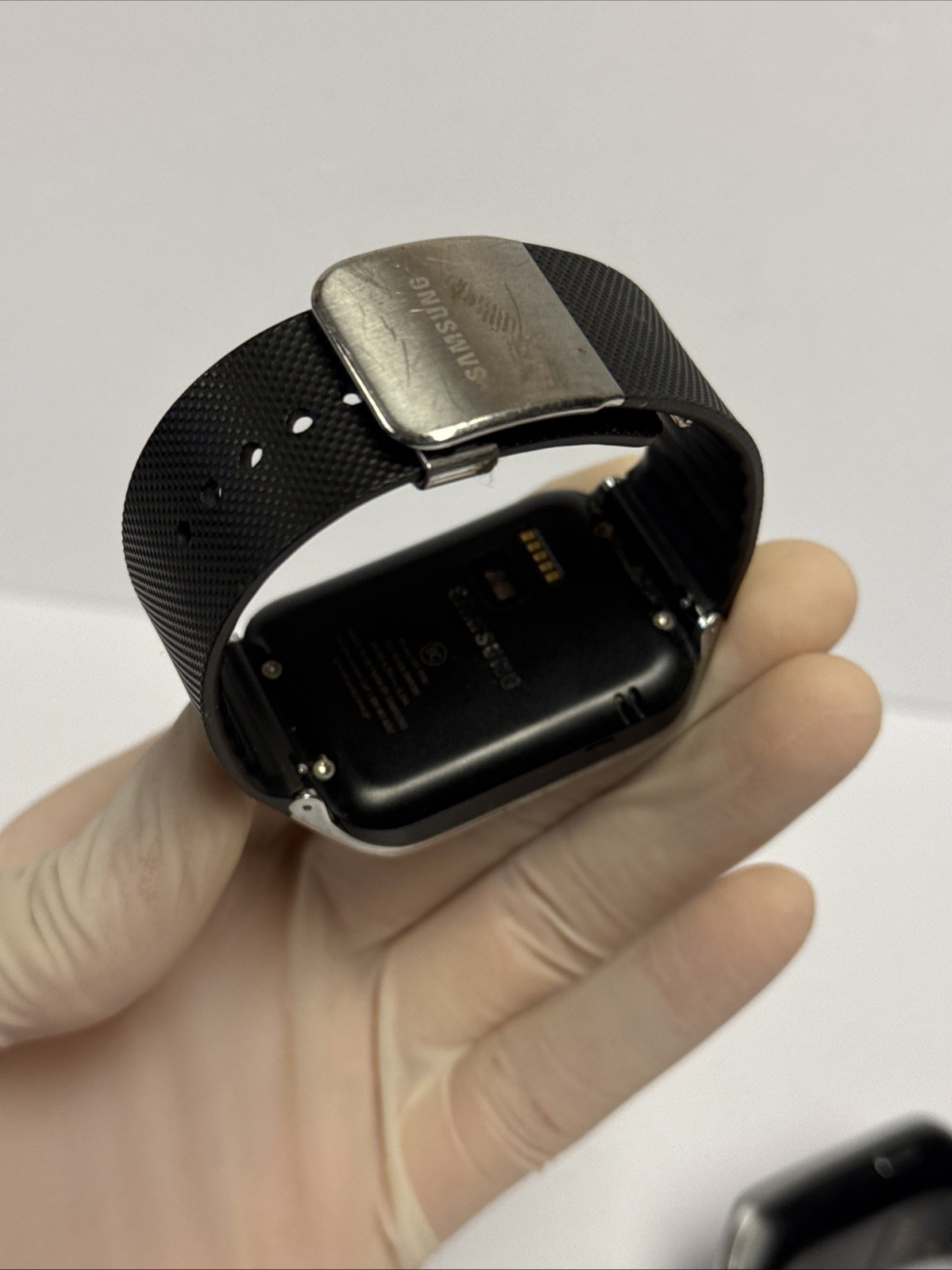 Lot of 2 Samsung Galaxy Gear SM-V700 & R380 Smartwatch Untested For Parts Only