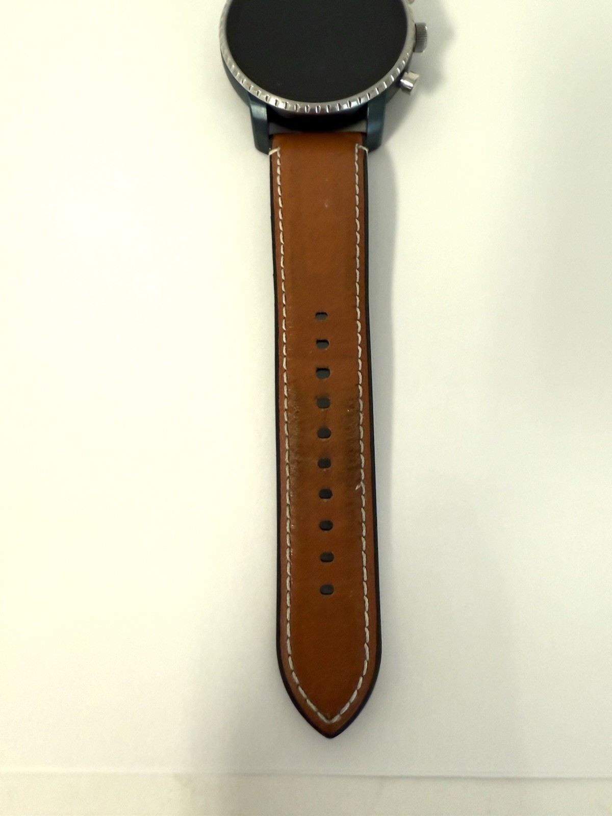 Fossil FTW4016 Men’s Smartwatch Explorist HR Tan Leather DW7F1