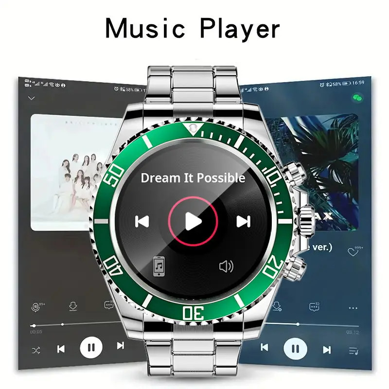 Aiweile AW12 New Style Luxury Smart Watch Dials Answer Call For Men Waterproof