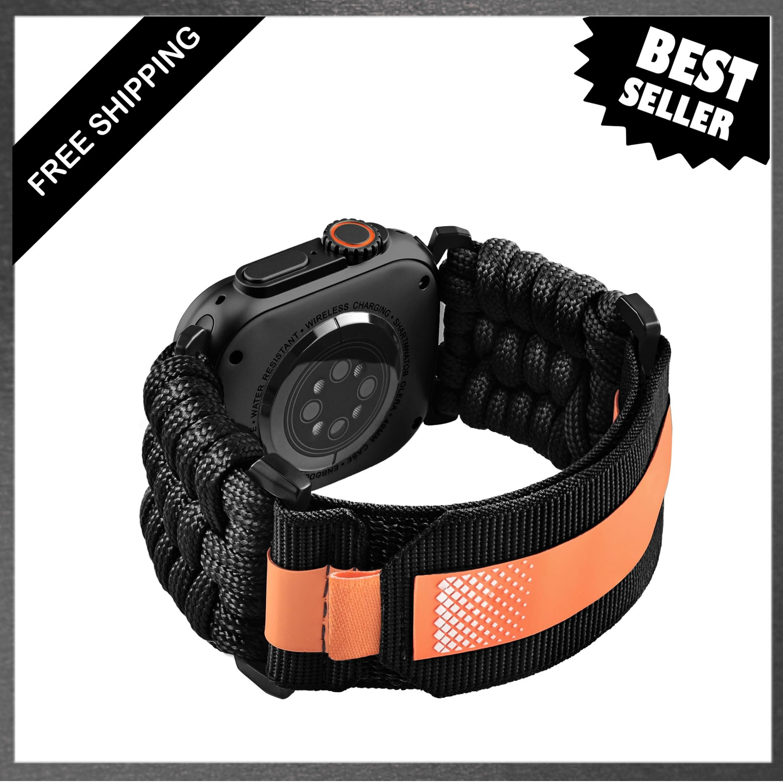 Rugged Nylon Band for Apple Watch Ultra 2 1 49mm 46mm 45mm 44mm 42mm Military