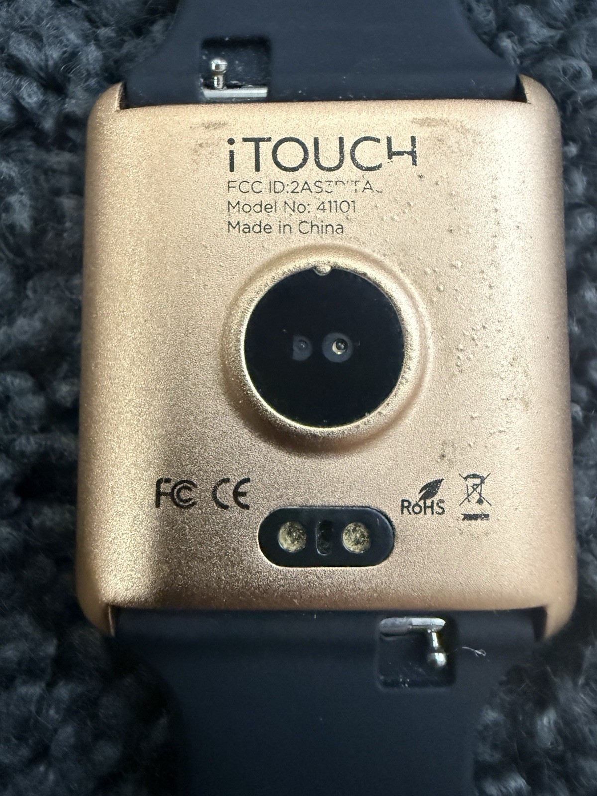 iTouch Air Special Edition ITA41101R75C-003 Gold Digital Dial Smart Watch