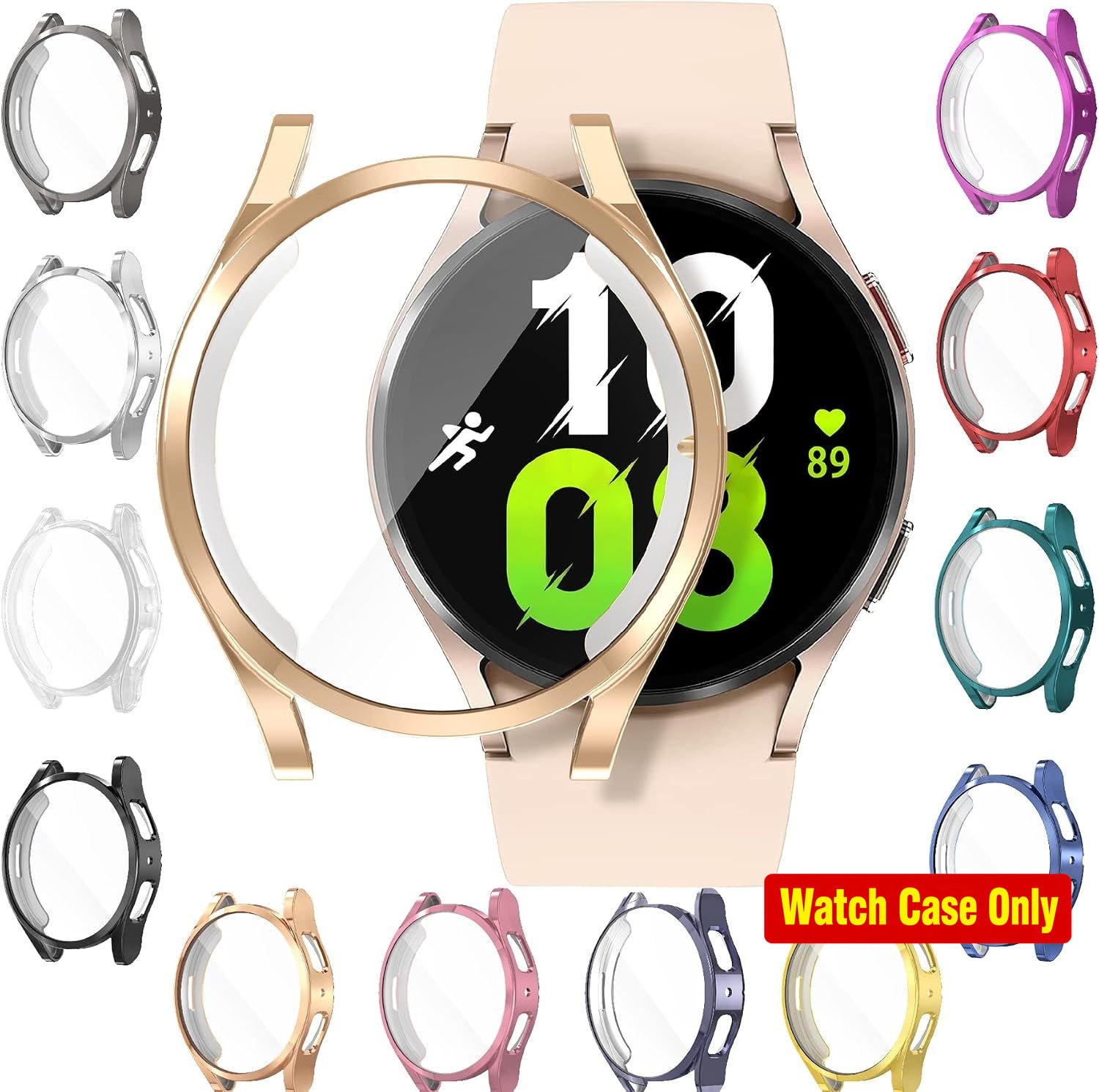 12 Pack Soft TPU Screen Protector for Samsung Galaxy Watch 5 44mm & Watch 4 44mm