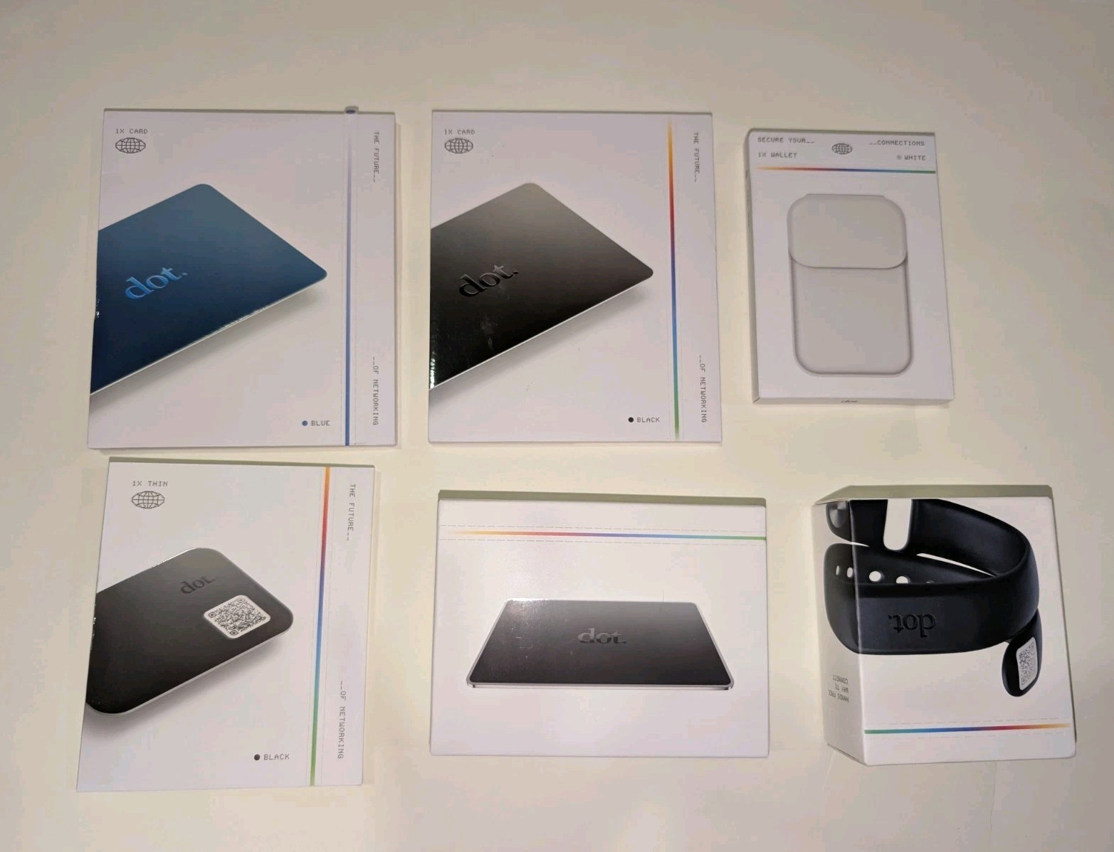 Lot Dot Band digital Marketing Business Cards 6 Brand NEW Sealed Products Dot .