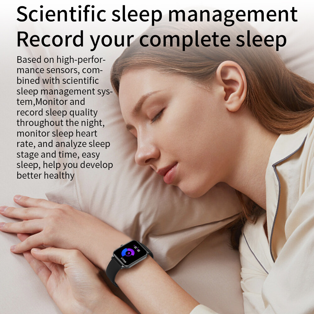 Gray Smart Watch – Great for Fitness Workouts, Daily Life & Office Wear