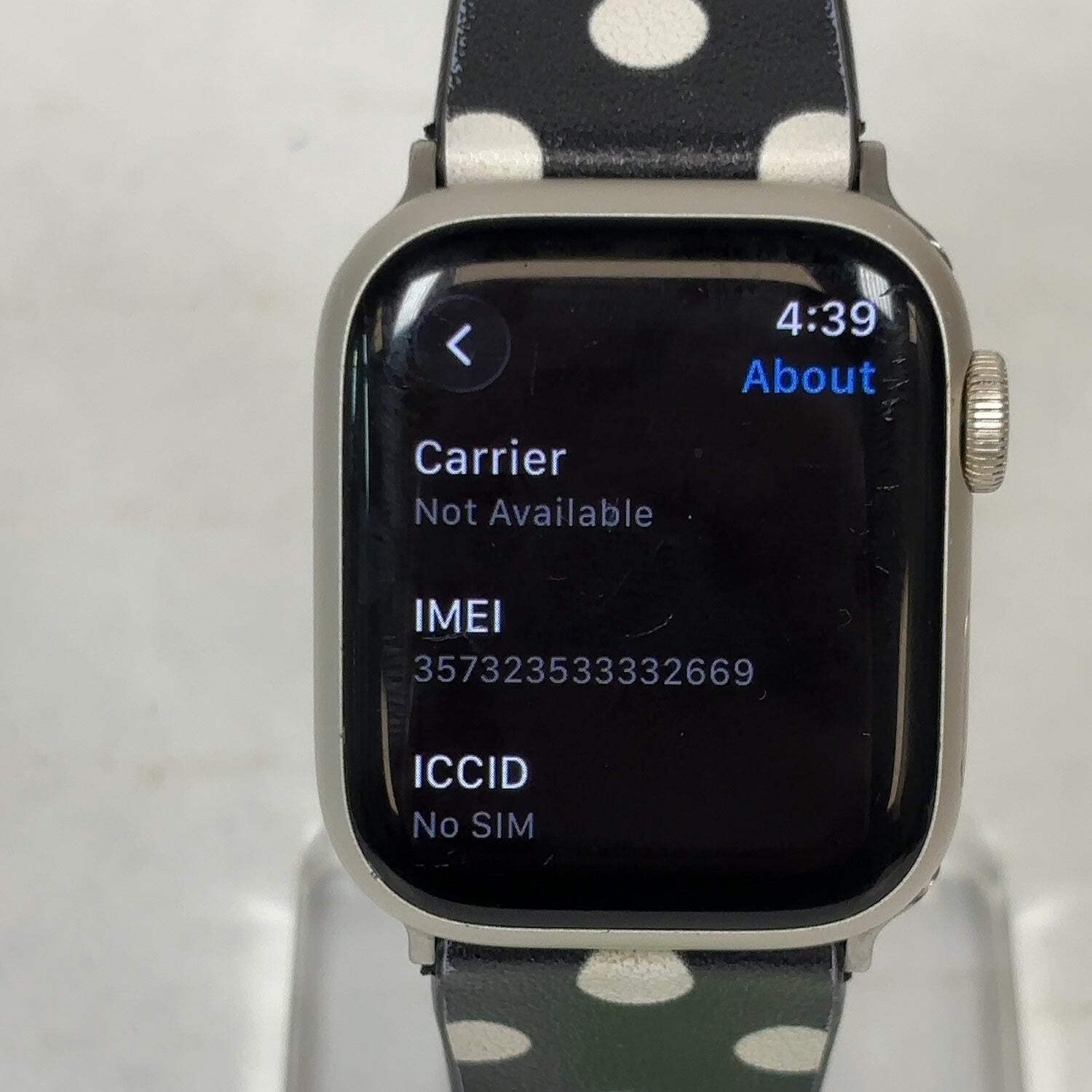 Unlocked Apple Watch Series 7 41MM Starlight Aluminum MKH83LL/A GPS + Cellular