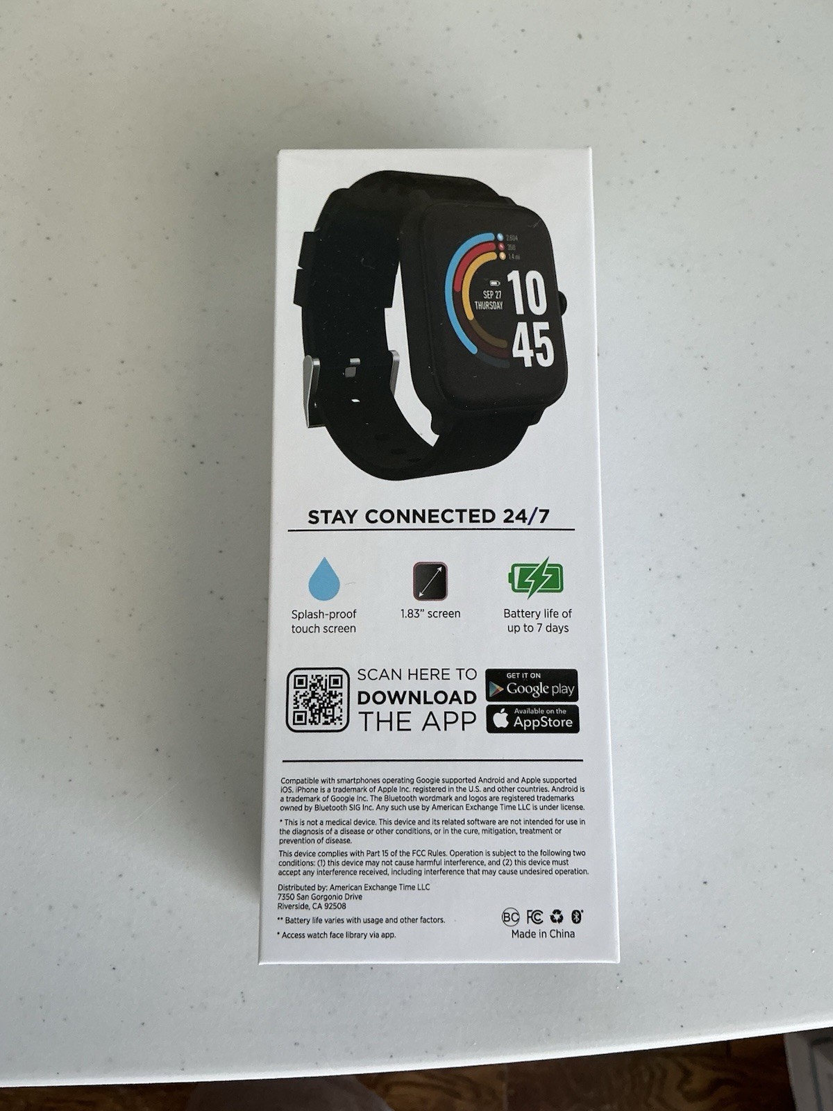 EVO 24/7 SMART WATCH ANDROID AND IOS COMPATIBLE