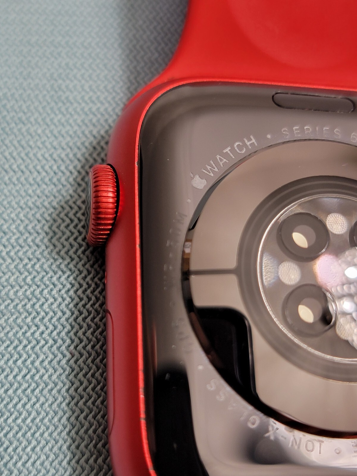 Apple Watch Series 6 44mm Red Aluminum Case with Red Sport Band (GPS)…