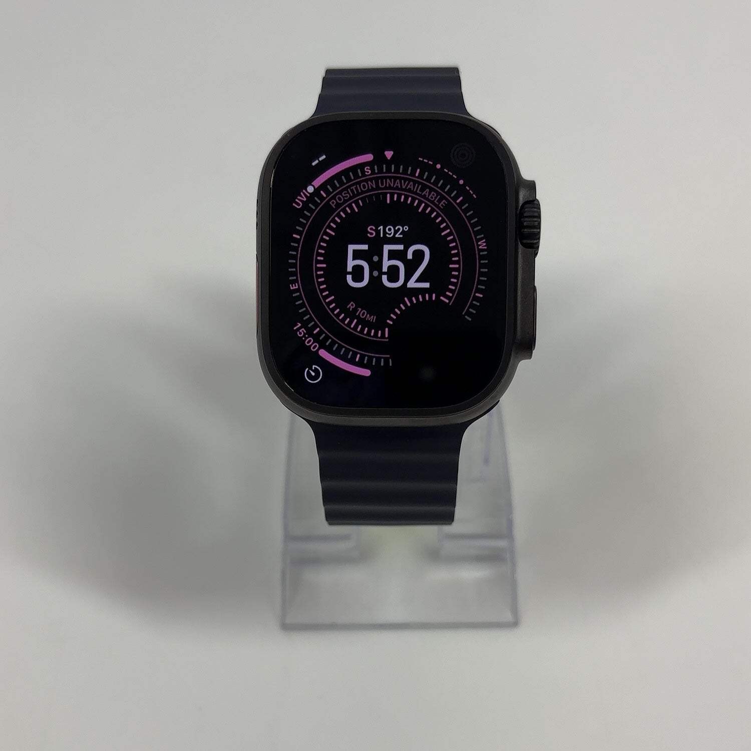 GPS Only Apple Watch Ultra 3 49MM Black Anchor Blue Ocean Band