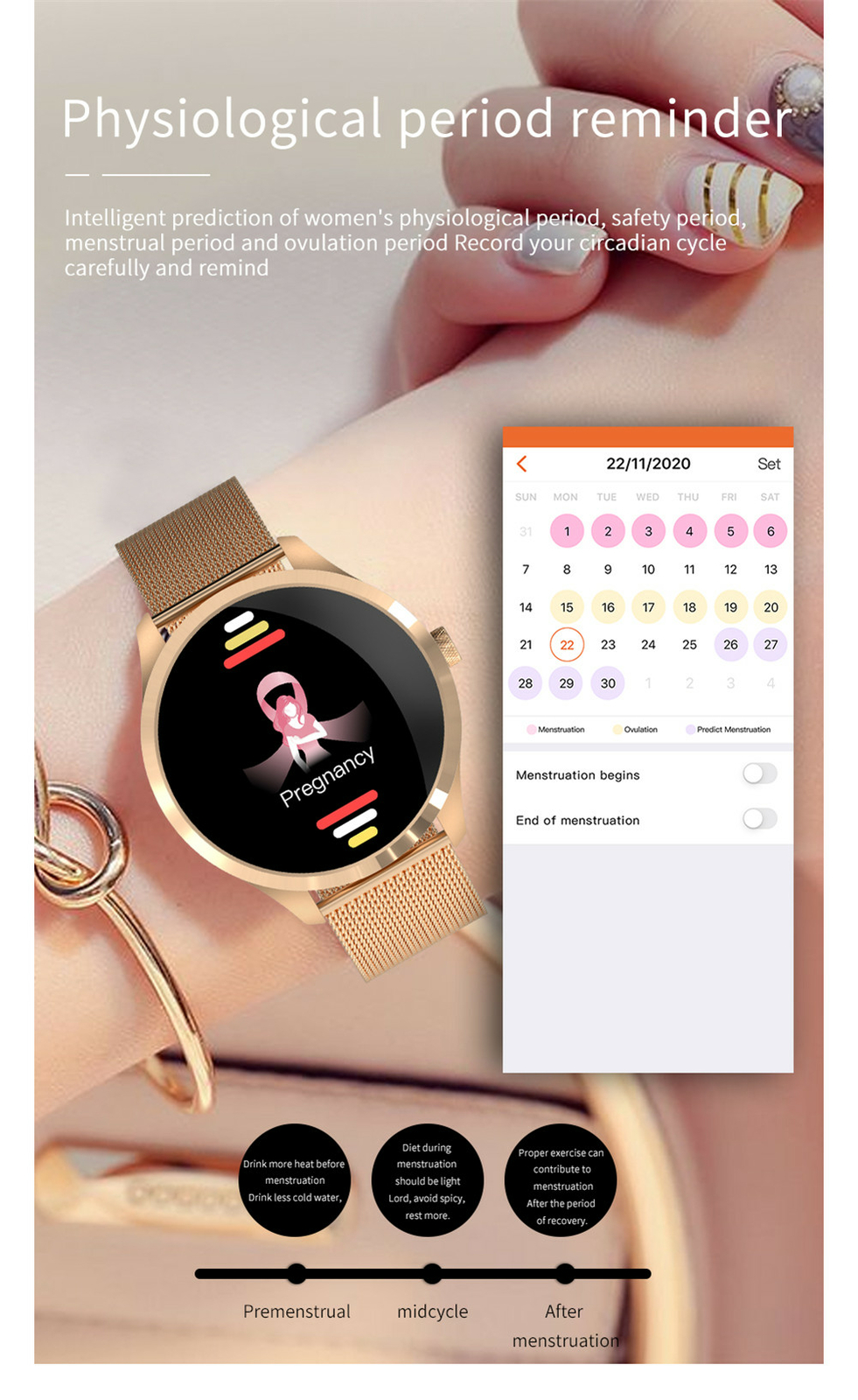 Sports Smart Watch Men Touch Screen Fitness Tracker Long Battery Life Men Women
