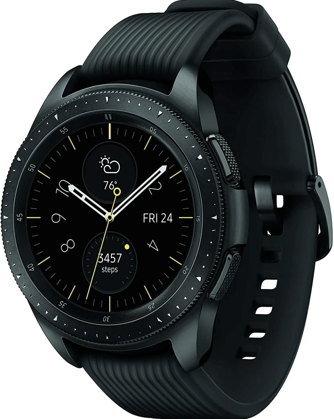 NIB Samsung Galaxy Watch 42mm SM-R810NZKAXAR Black Sealed