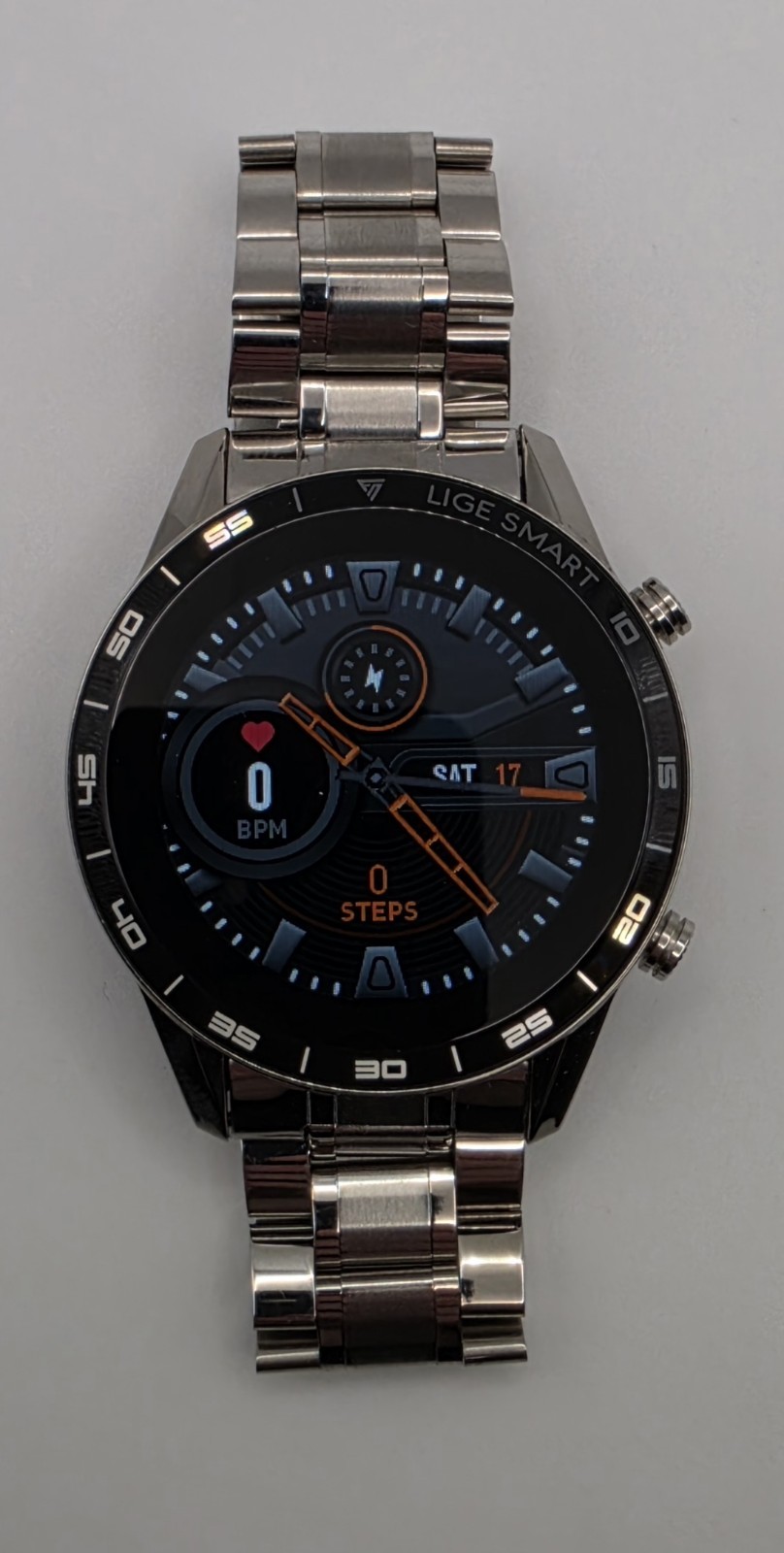 Lige Smart Men’s Smart Watch for Android iOS, Bluetooth, Fitness Tracking