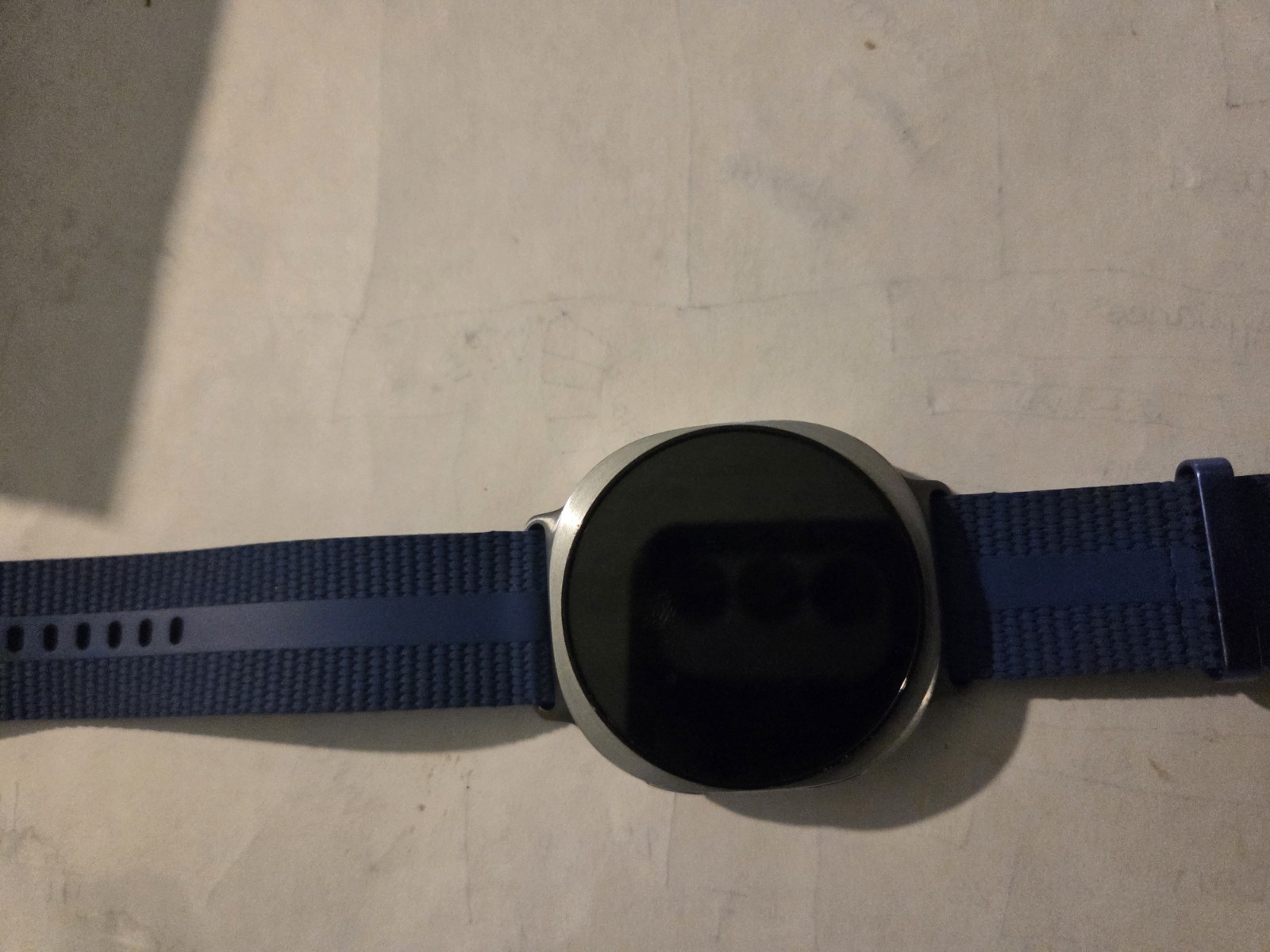 Samsung Galaxy Watch8 44mm Silver Aluminum Blue Silicone Band Wi-Fi GPS 32GB