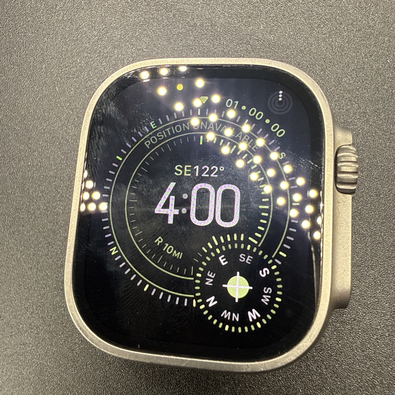 Apple Watch Ultra 1st Gen 49mm Titanium Case GPS+ Cellular -NNH83LW/A -Pre-owned