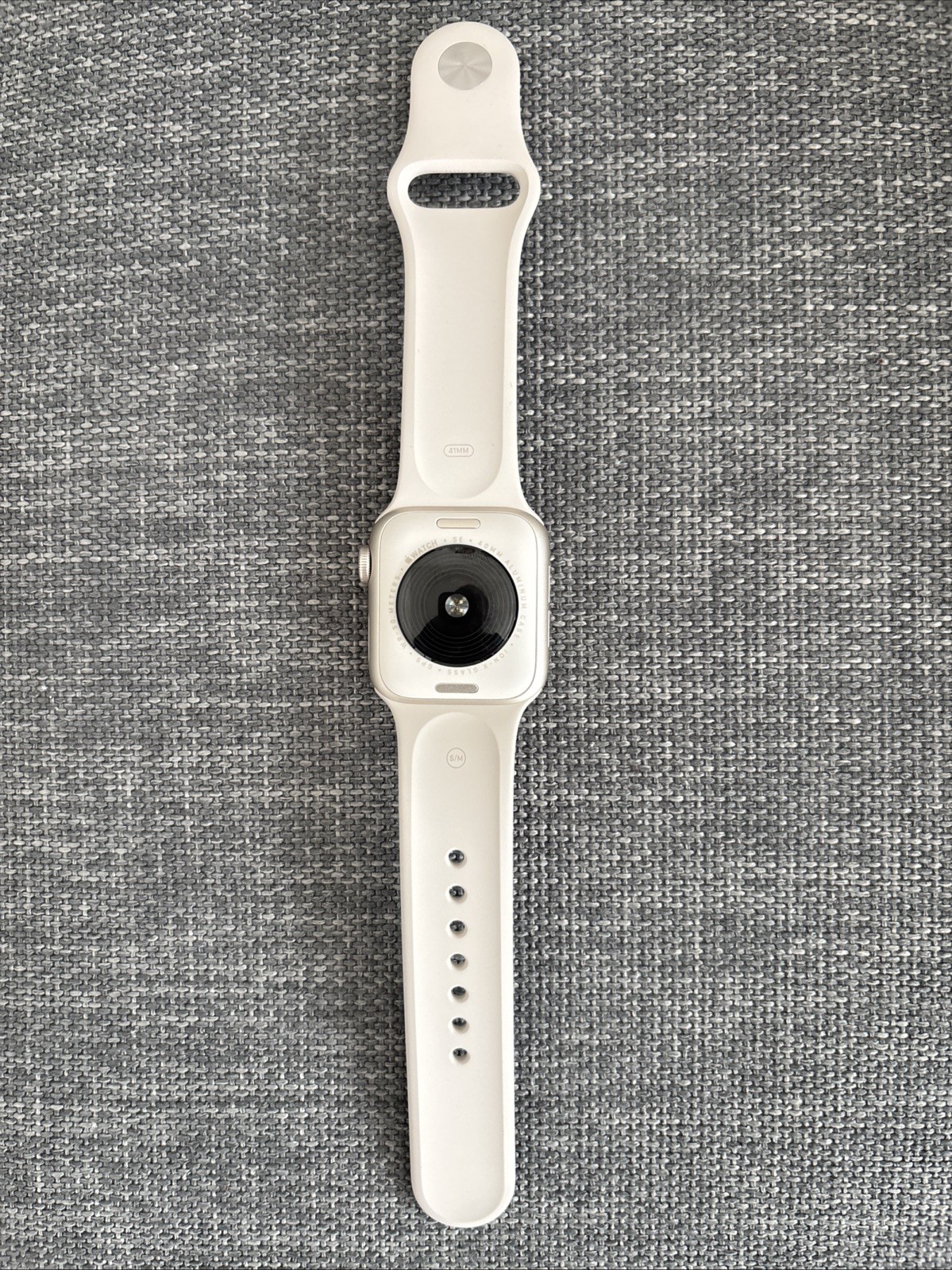 Apple Watch SE 2nd Gen 40MM Starlight Aluminum Case with Sport Band, S/M (GPS)