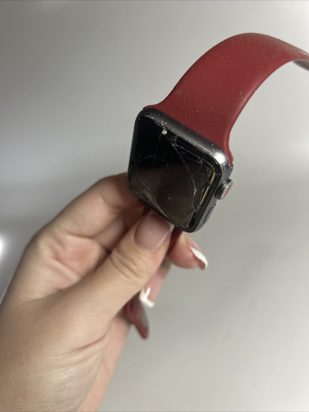 Apple Watch Series 3 42mm Red Sport Band For Parts