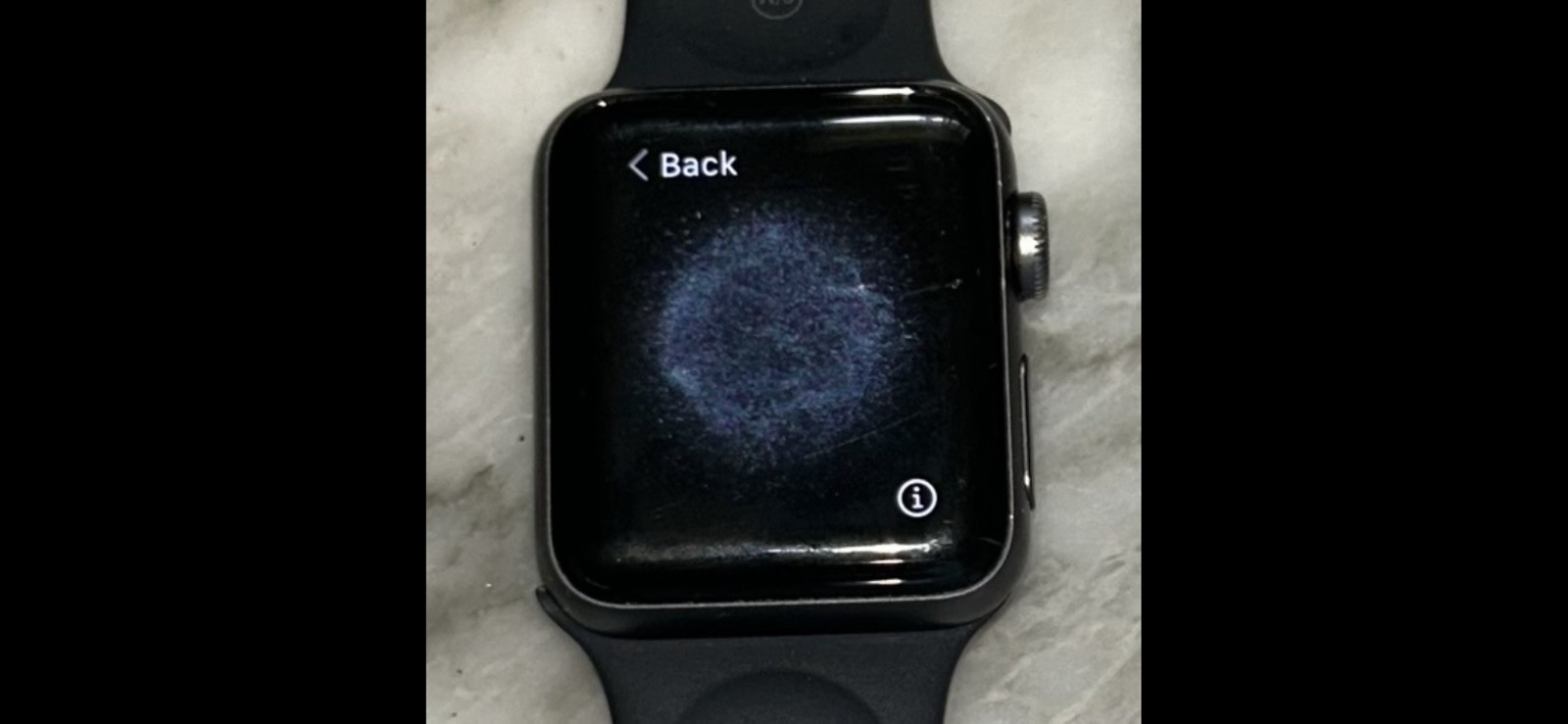 Apple Watch Series 3 38mm Black Face Aluminum Back (GPS • WR – 50M)