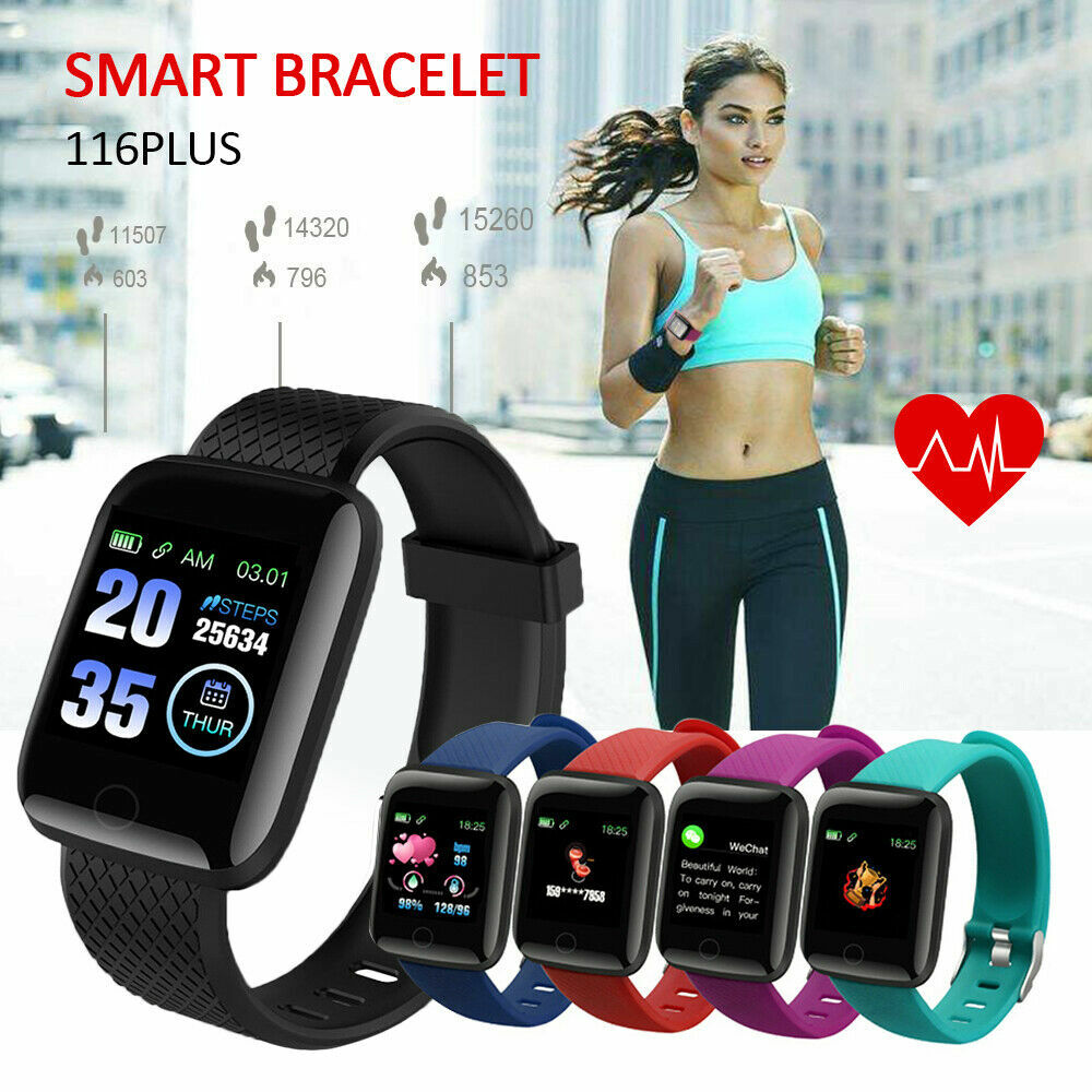 Smart Watch Heart Rate Monitor Fitness Sport Activity Tracker For Android iOS
