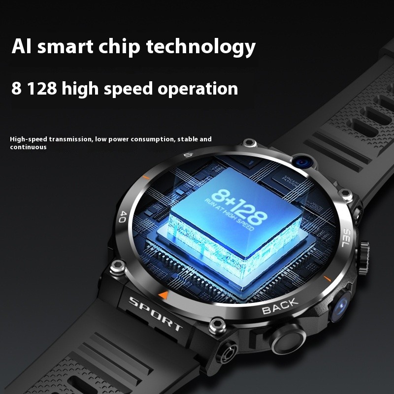 Smart Watch Sports Smartwatch Dual Camera GPS Positioning 2G 16G Android Touch