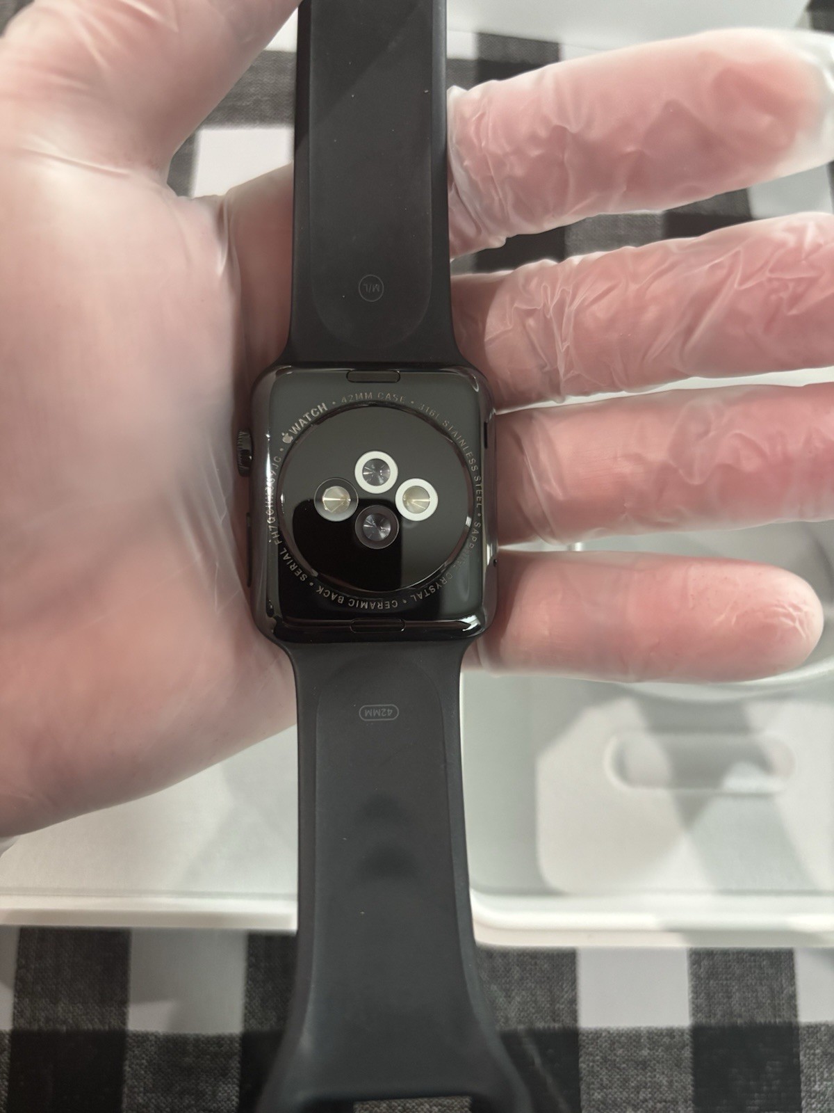 Apple Watch Gen 1 Sapphire Crystal & Ceramic 42mm Space Black