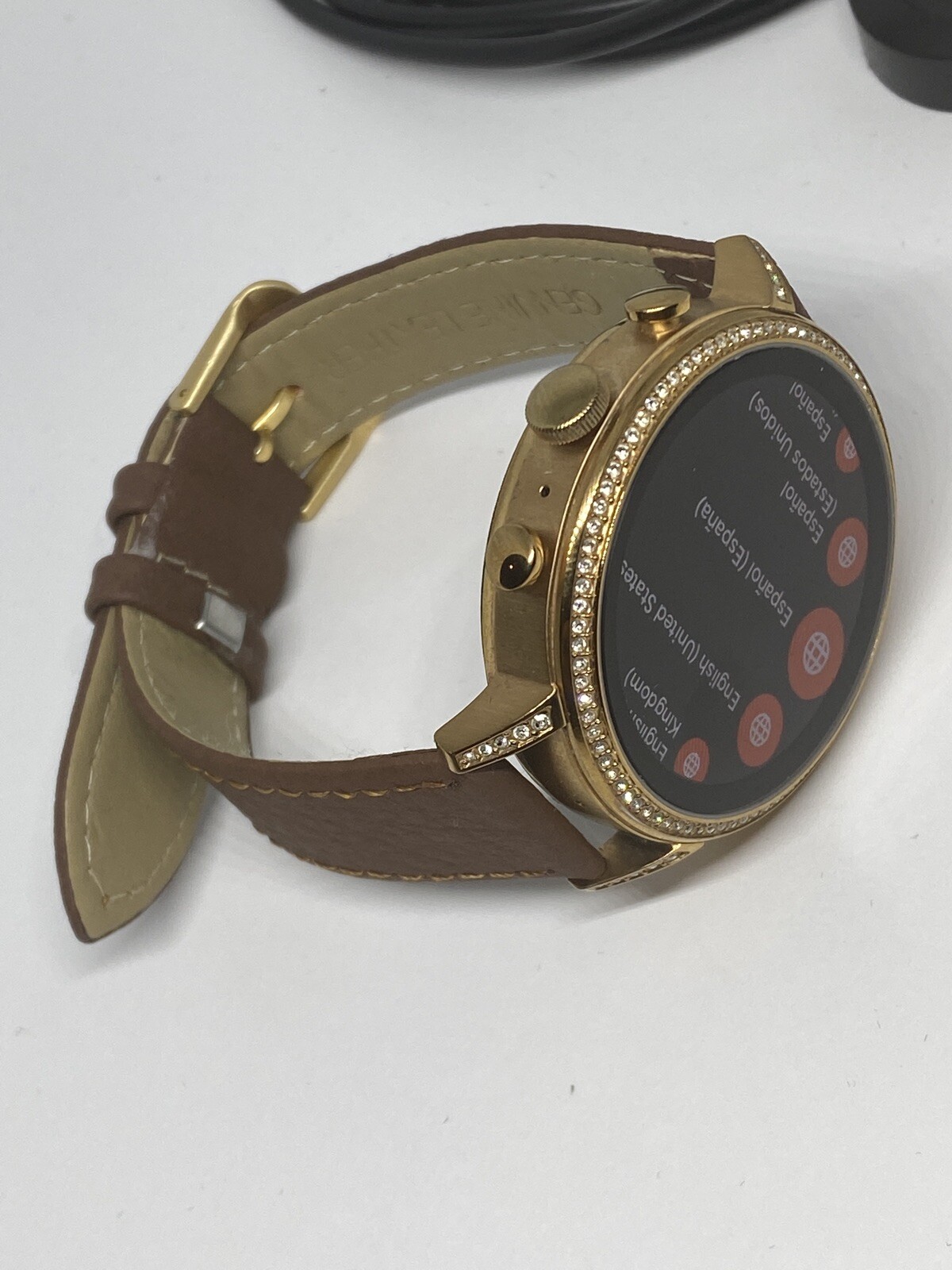 Fossil Gen 4 Authentic Digital Dial Smart Watch Custom Band FTW6015 AB83
