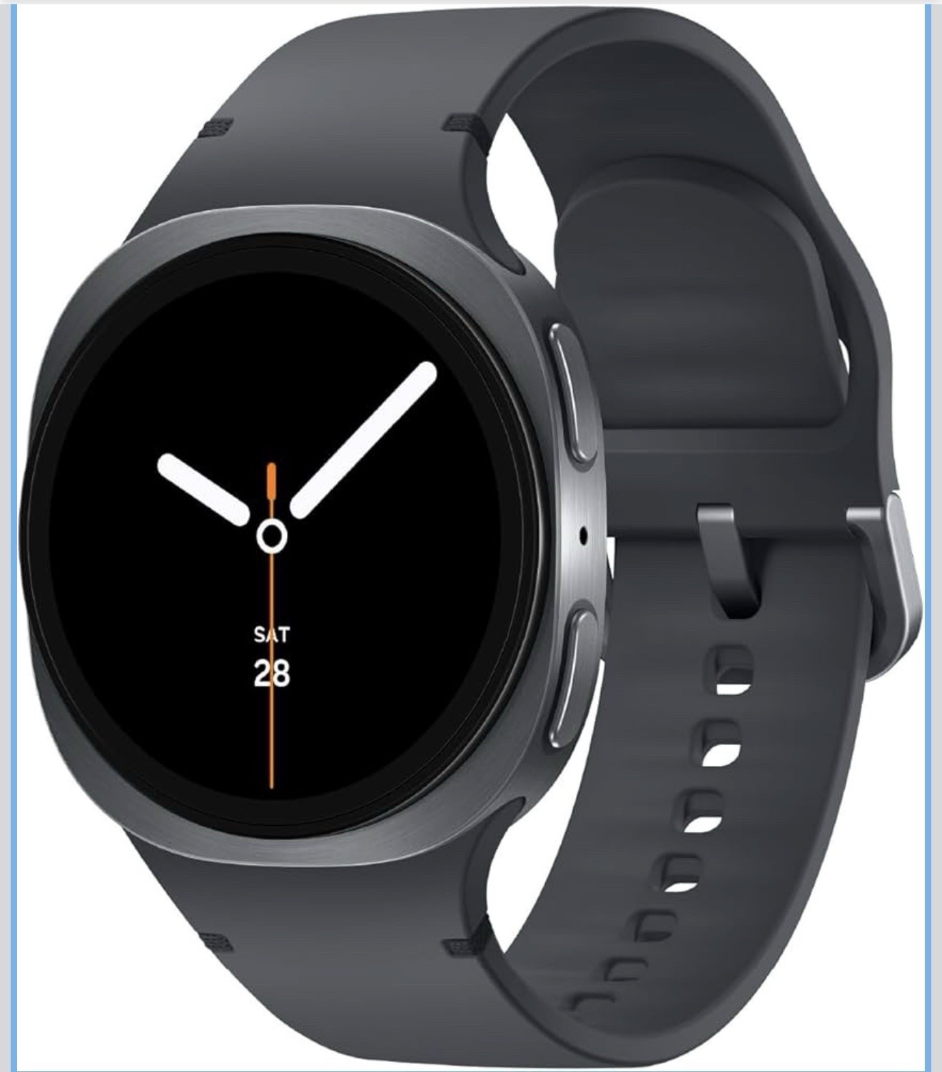 Black Samsung Galaxy Watch 8 40mm SM-L320 – Graphite – WiFi Bluetooth NEW SEALED