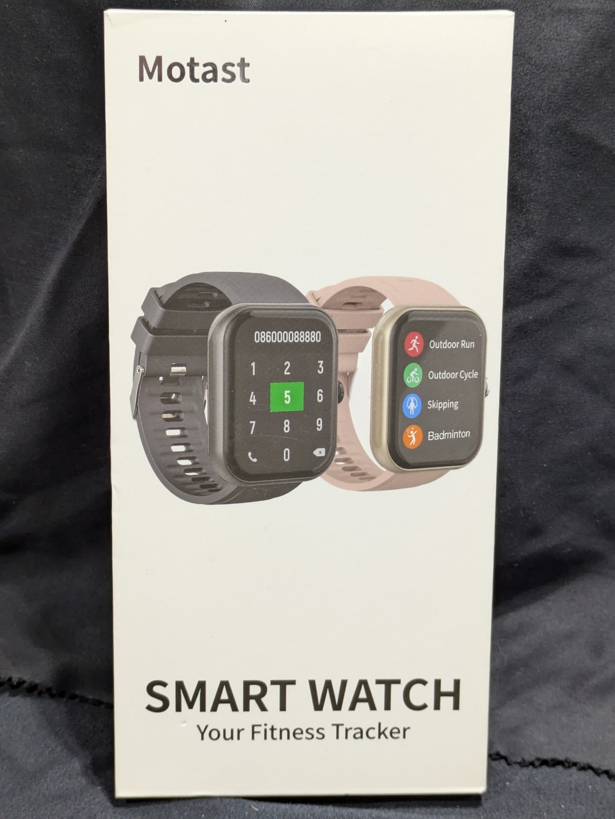 Smart Watch Y66 Women 1.96″ Fitness Tracker Running Pedometer Pink Band IOB