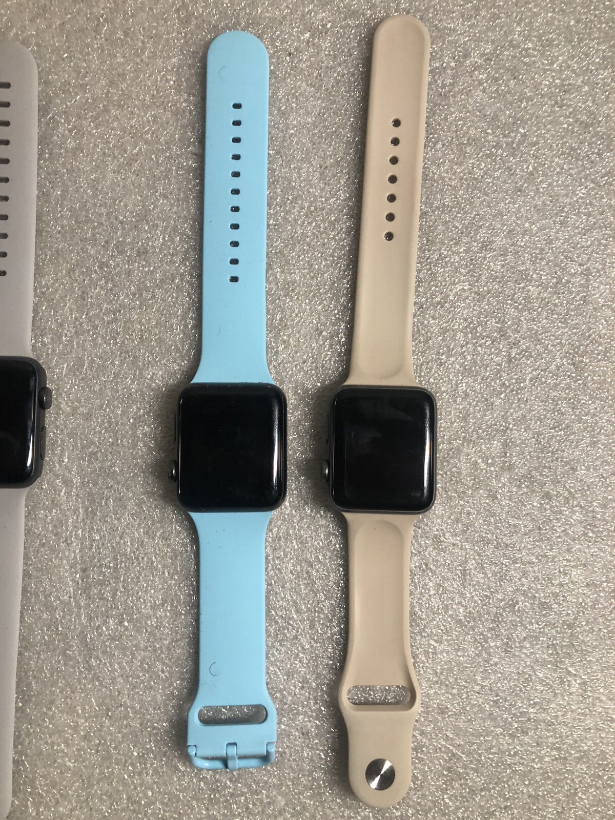 LOT OF 2 Apple Watch Series 3 42mm Aluminum Case – Space Gray/Silver A1859