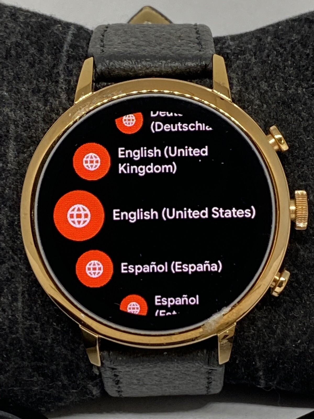 Fossil Gen 4 Authentic Digital Dial Smart Watch Custom Band FTW6018 LT282