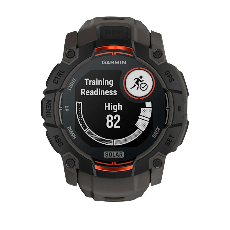 Garmin Instinct 3 Solar, (50mm) Black with Charcoal Band (010-02935-00) *