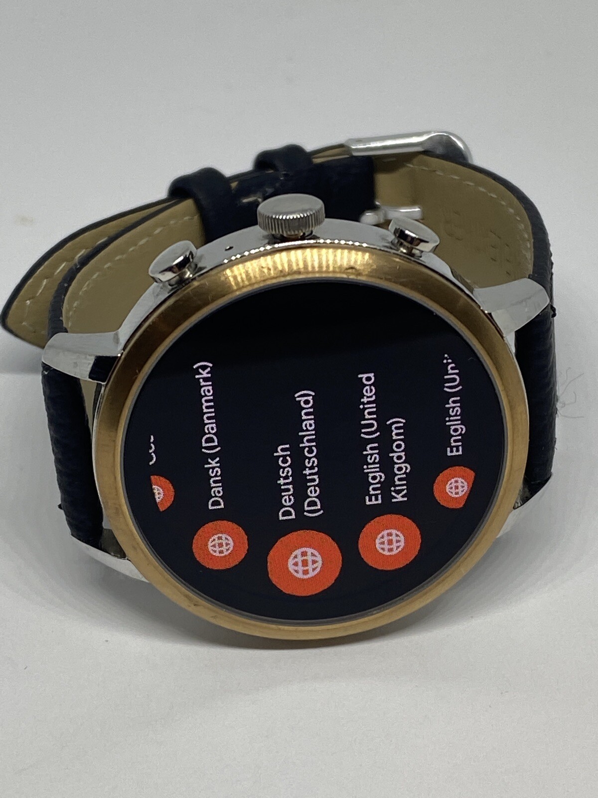 Fossil Gen 4 Authentic Digital Dial Smart Watch Custom Band FTW6016 AB589