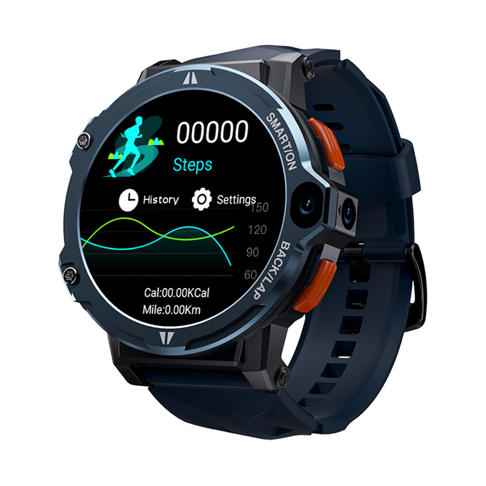 Bluetooth Smart Watch for Men Dual Camera Wifi 4G Network Unlocked Phone Watch
