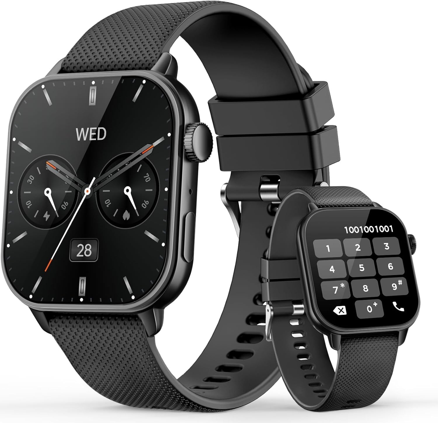 MFVLP LC310 Smart Watch Men Women Answer/Make Calls 1.85” AMOLED HD 100+ Modes