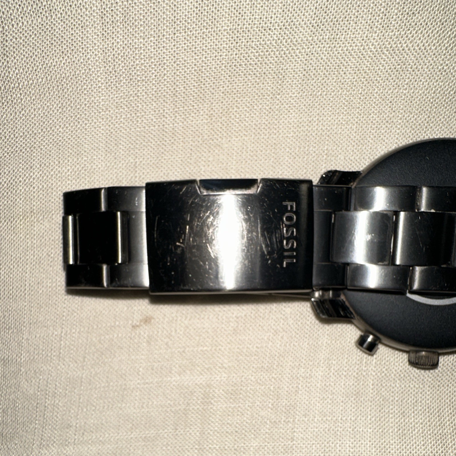 Fossil Gen 5 44mm Black Stainless Steel Smartwatch 8GB Wear OS BT Fitness