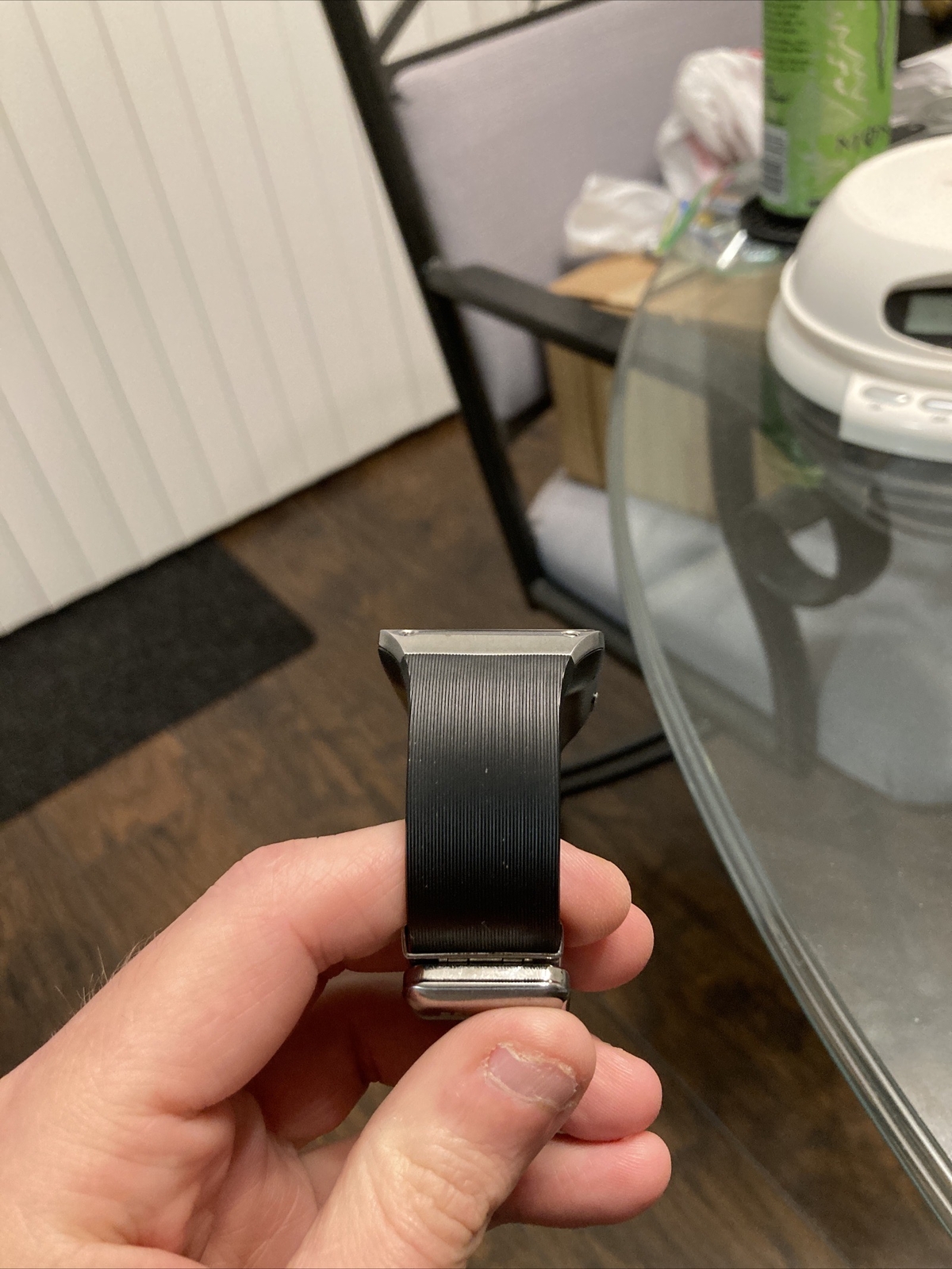 Samsung SM-V700 Galaxy Gear Smart Watch Black Stainless Steel AS IS PARTS,REPAIR