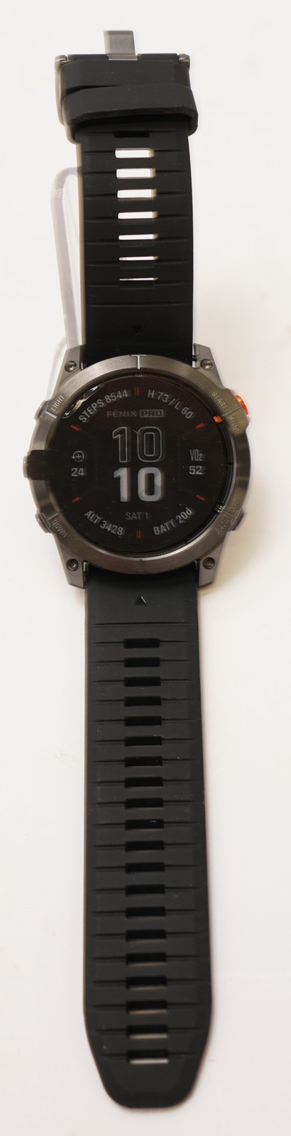 Garmin fenix 7X Pro Solar Multisport GPS Smartwatch (Silver with Graphite Band)