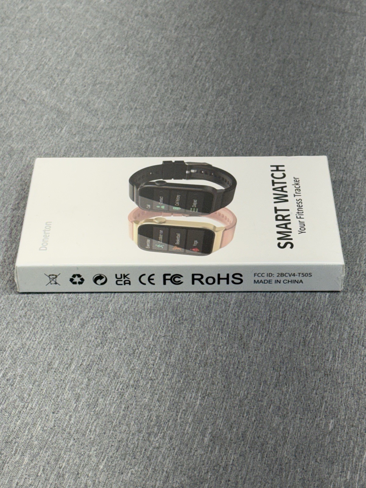 Donerton Pink Smart Watch Fitness Tracker. New. Sealed. Free Ship. ISO,Android.