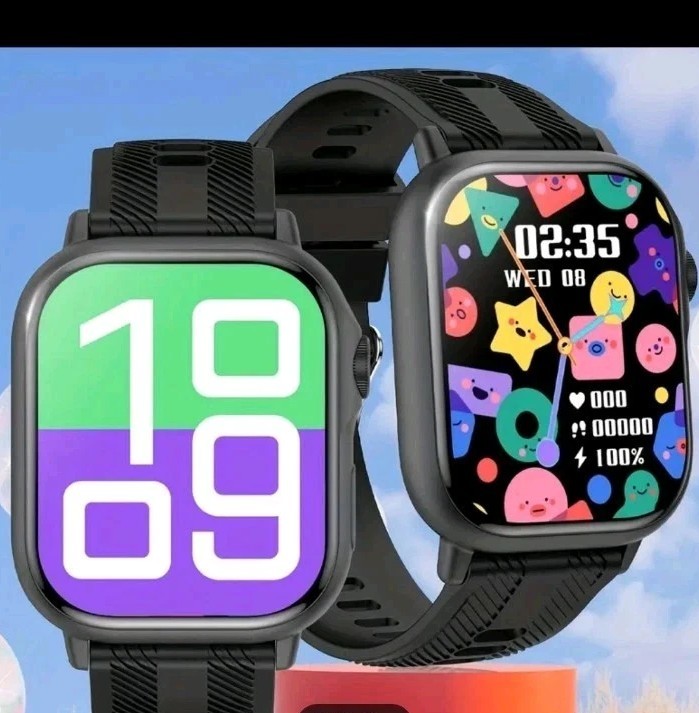 Smart Watch For Android And iPhone Bluetooth Call,Screen Size 2.01- Color Black