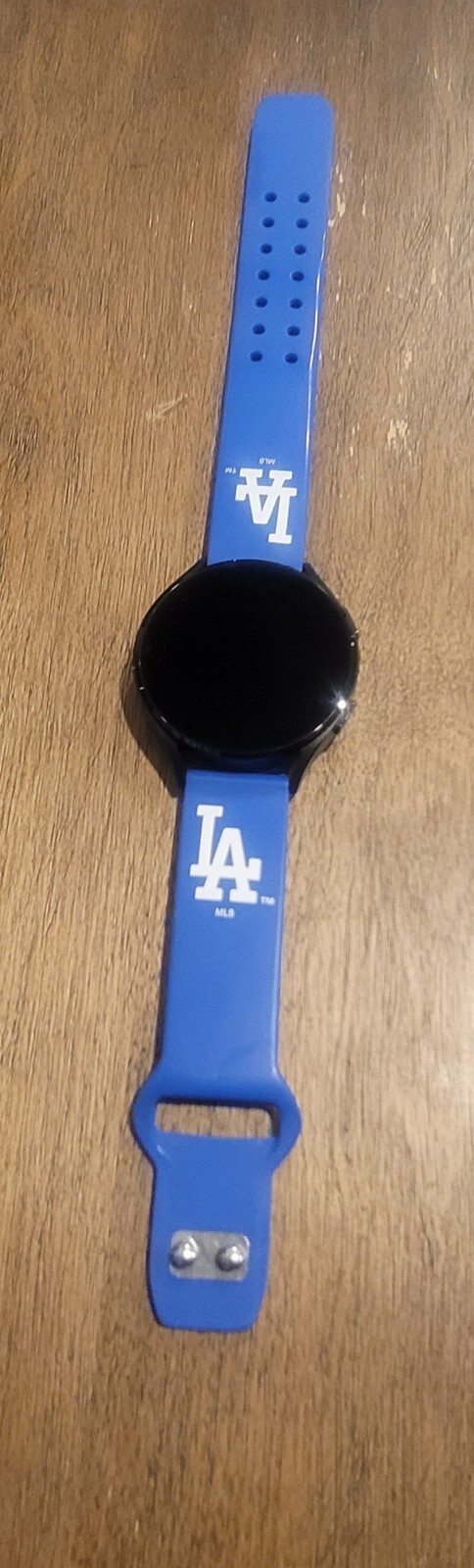 Samsung Galaxy watch 4 (used) With LA Dodgers Rubber & Metal Bands