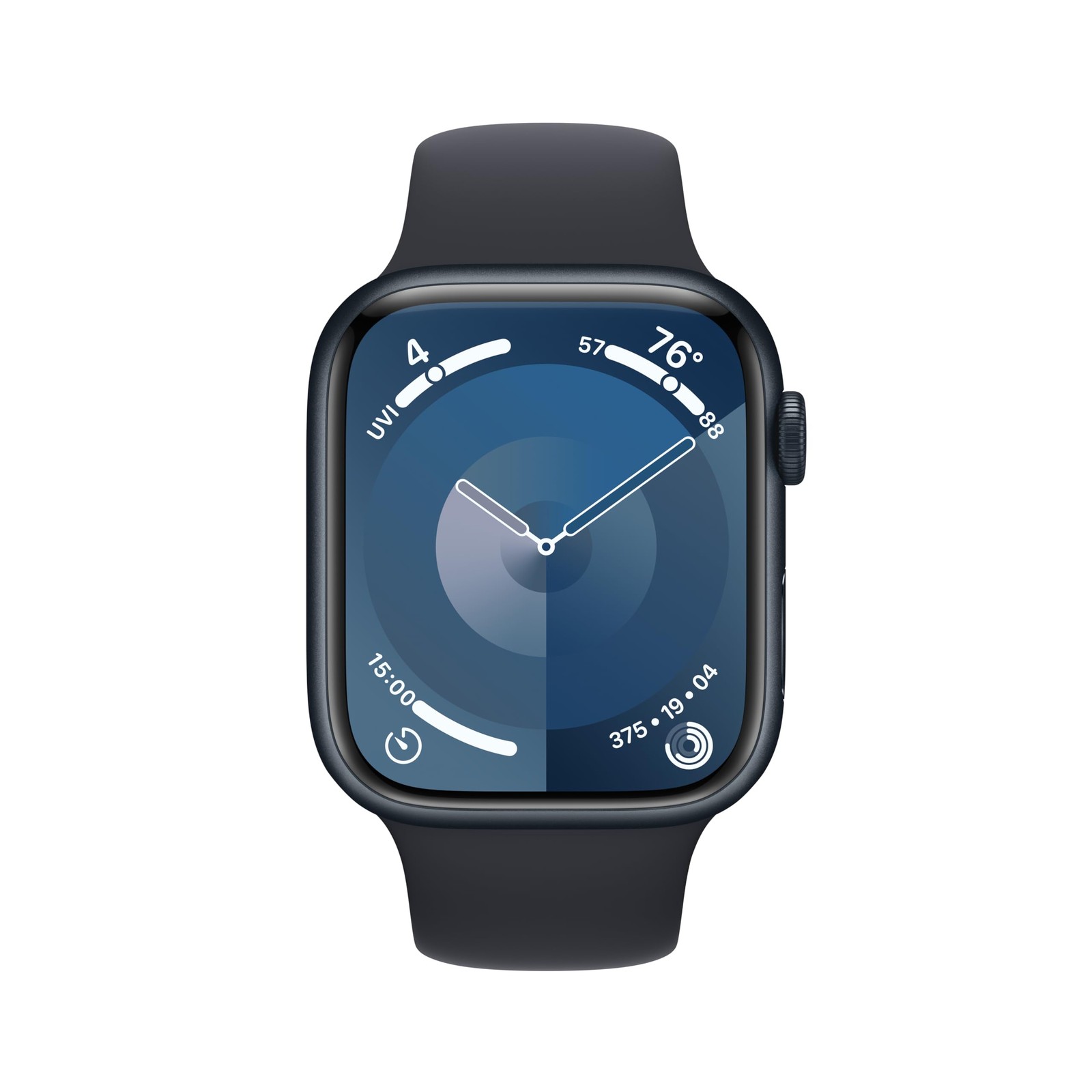 Apple Watch Series 9 [GPS 45mm] Smartwatch with Midnight Aluminum Case with