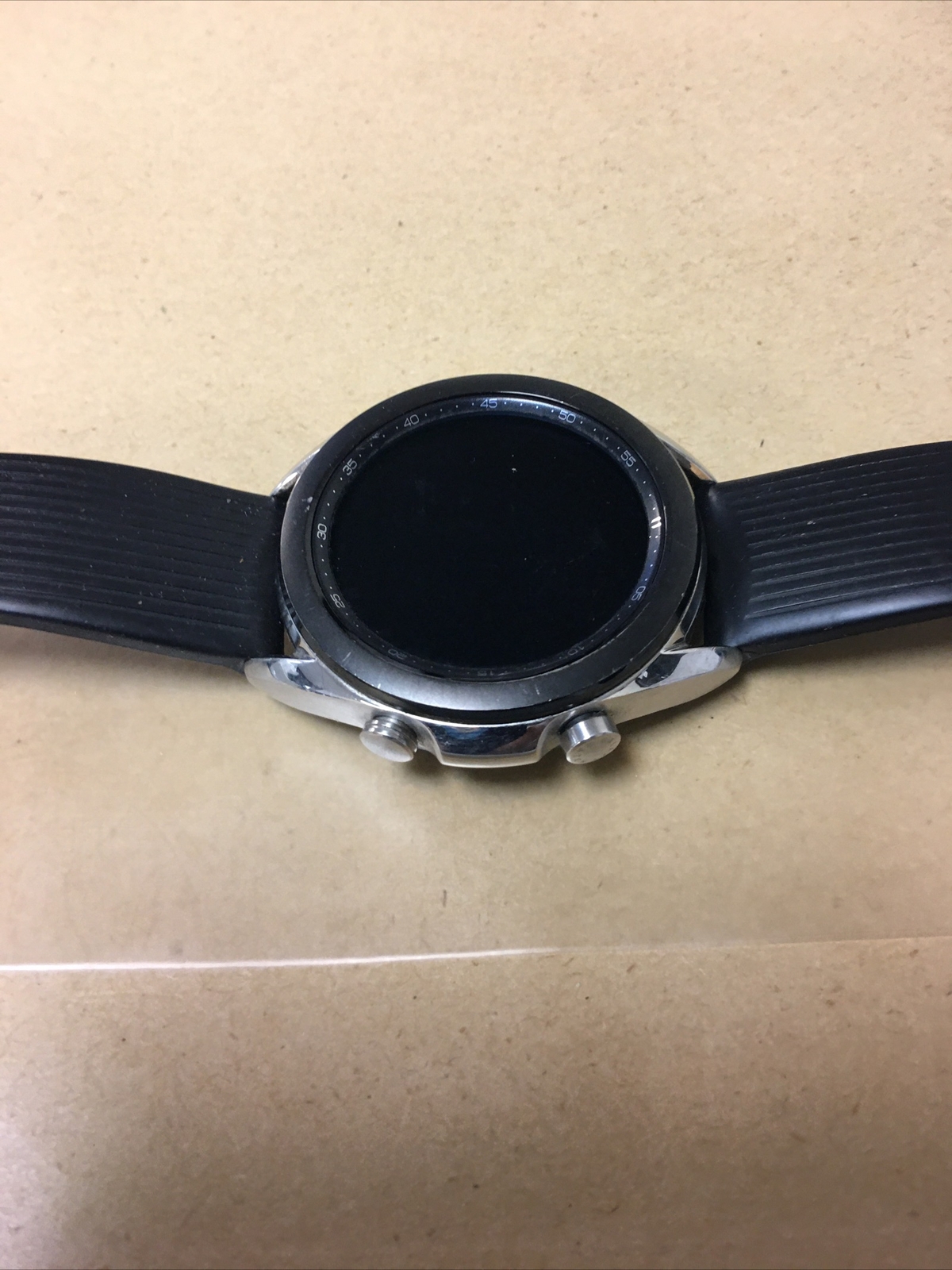 Samsung Galaxy Watch3 SM-R850 41mm Mystic Silver Stainless Steel Case with Black