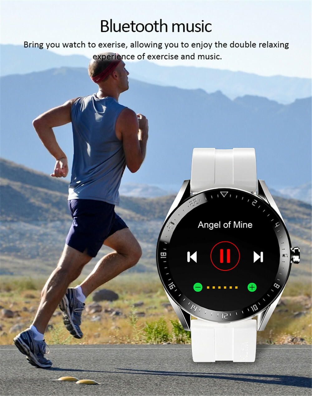 Smart Watch Touch Screen Sport Bracelet Fitness Tracker Bluetooth Watches