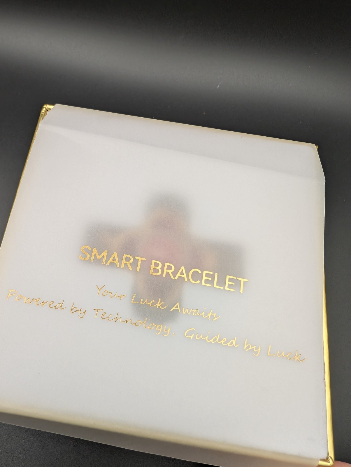 Clover Smart Watch/Bracelet for Android & IOS Gold Tone, Health Tracker