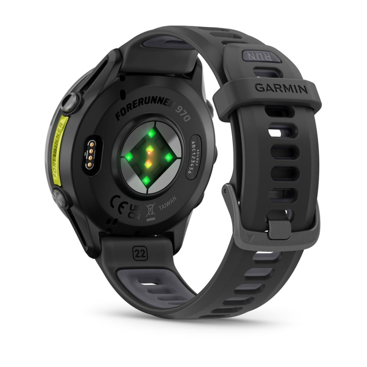 Garmin Forerunner 970 Carbon Gray Dlc Titanium Case Black Strap Black_