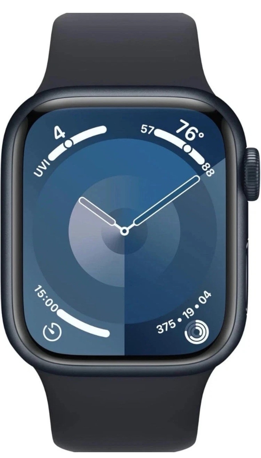 Apple Watch Series 9 [GPS 45mm] Smartwatch with Midnight Aluminum Case MR9A3LW/A