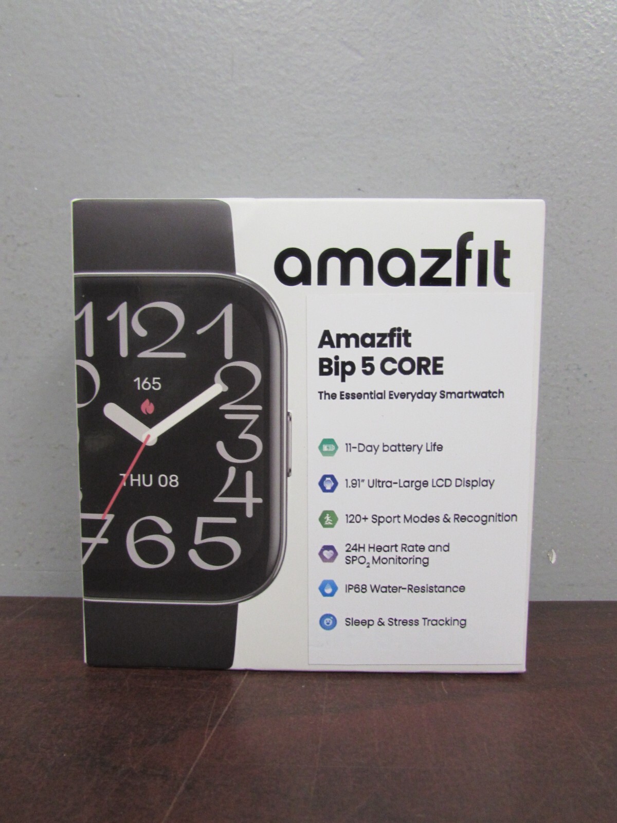 AMAZONFIT BIP 5 CORE SMARTWATCH BLACK MODEL: A2324 (28E)