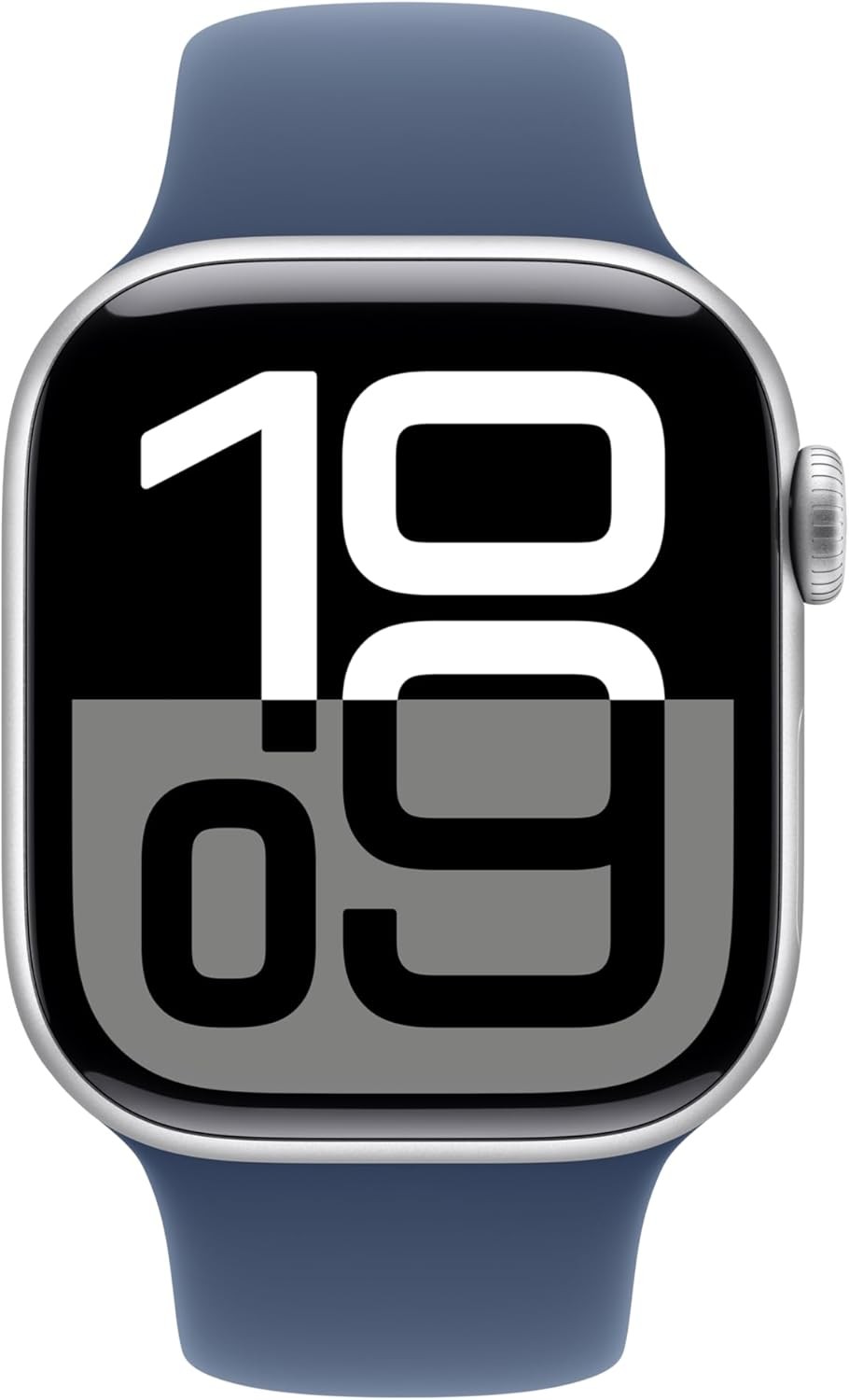 Apple Watch S10 (GPS+LTE) 42MM Silver Aluminum Case Denim Sport Band