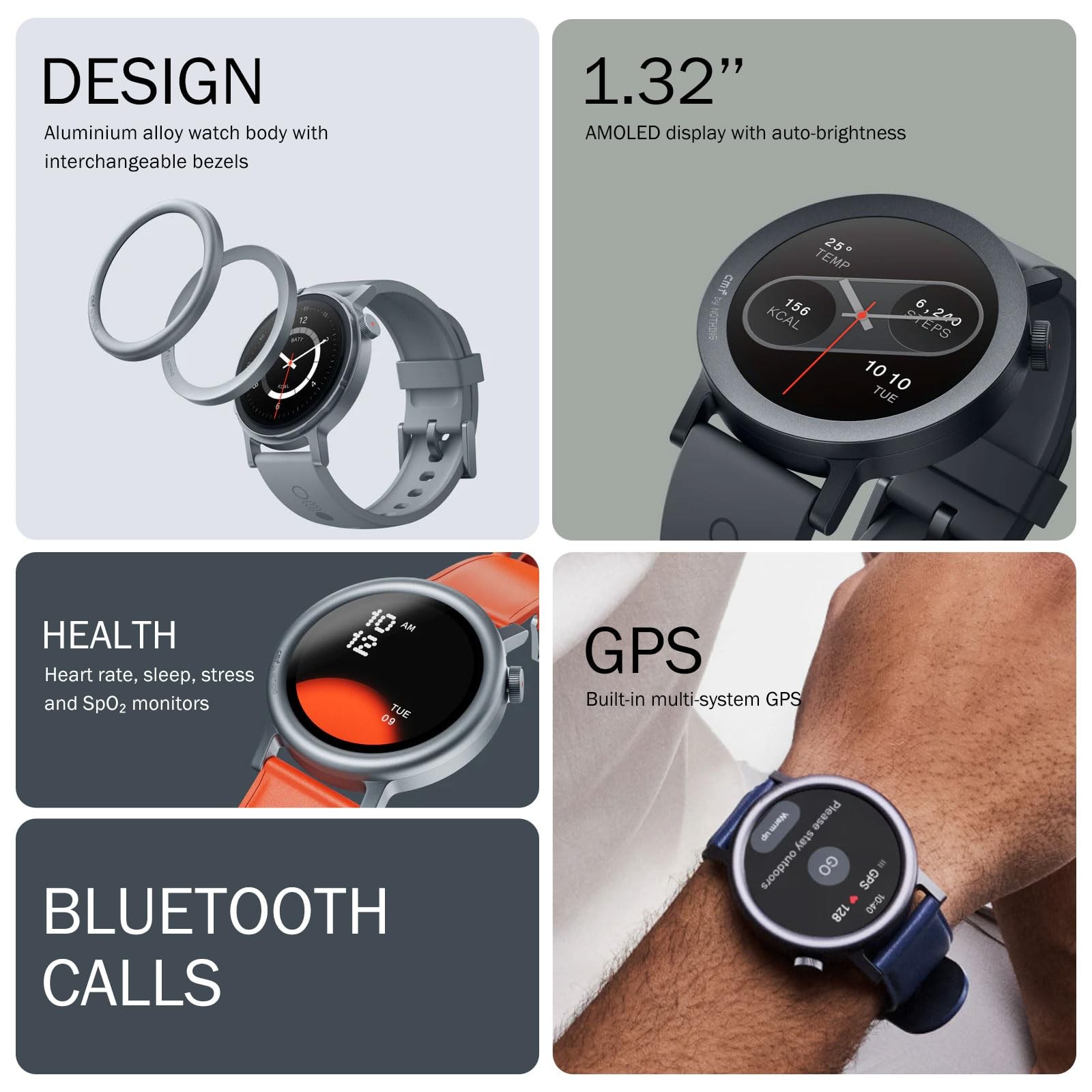CMF Watch Pro 2 Smartwatch for Men Women, Fitness Tracker with Heart Rate, SP…