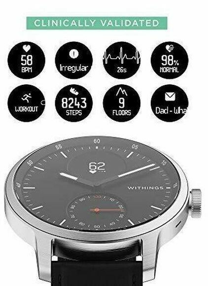 Withings ScanWatch w/Rolex Oyster STYLE Bracelet 42 mm BK *EBAY Exclusive bundle