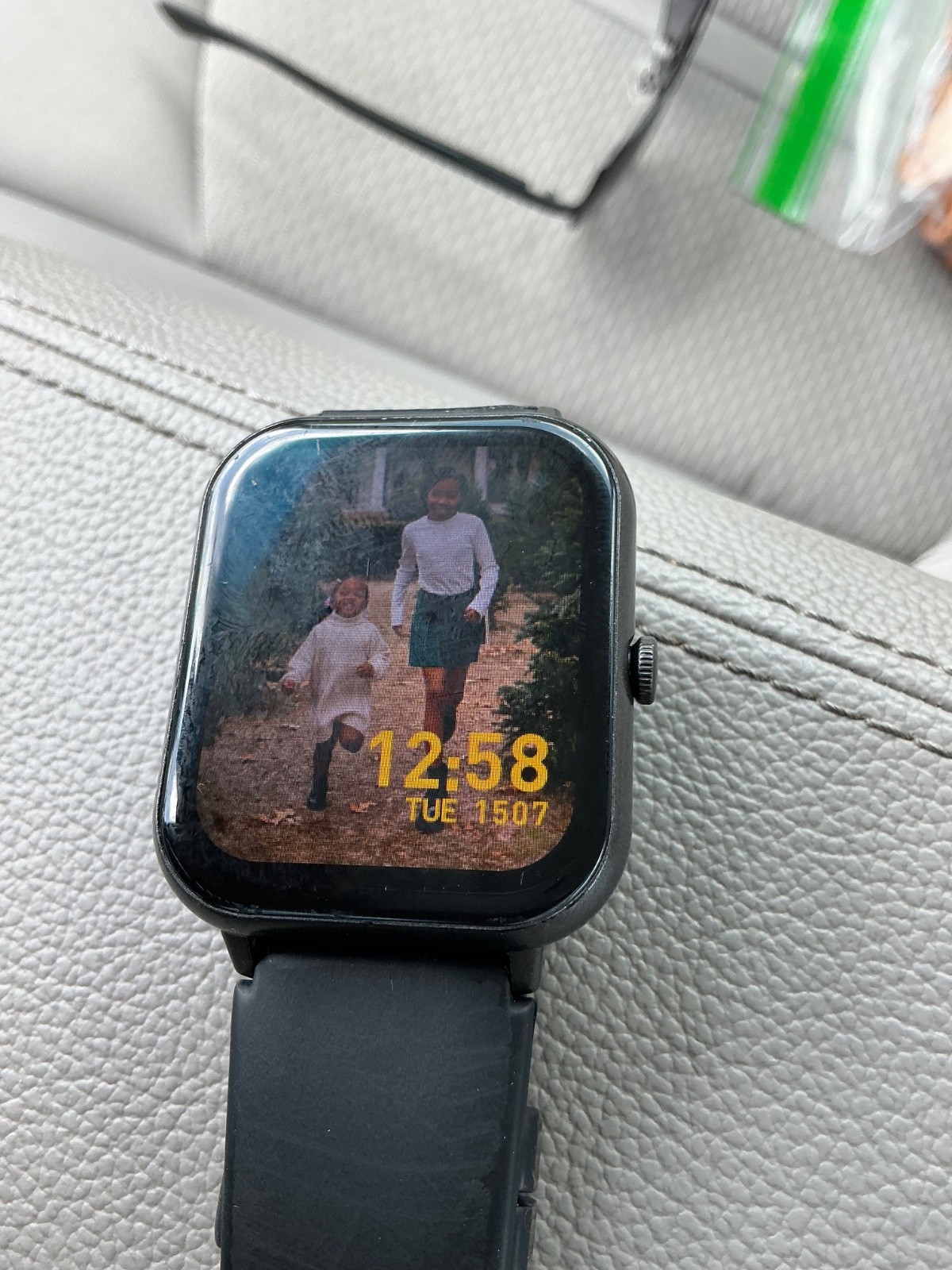 Smart Watch Black Rugged 1.71” Da Fit App iOS Android – Open Box NEW